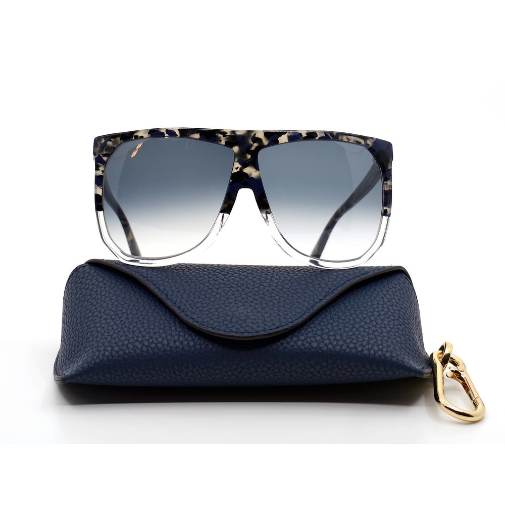 LOEWE LW40001F 56B FILIPA TRANSPARENT GREY SMOKE GRADIENT AUTHENTIC SUNG… - Picture 3 of 14